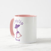 LadyUp Coffee Mok Logo (Voorkant links)