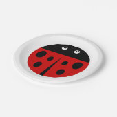 ladyvogel papieren bordje (Gekanteld)