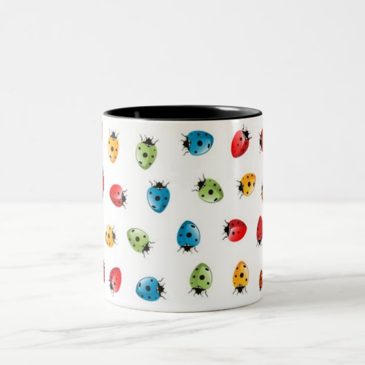 LadyvogelMok Tweekleurige Koffiemok (Center)