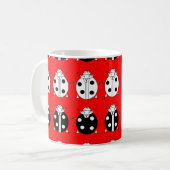 ladyvogelpatroon koffiemok (Voorkant links)