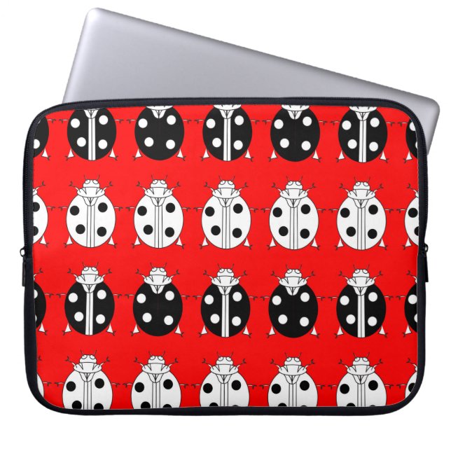 ladyvogelpatroon laptop sleeve (Voorkant)