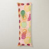 Ladyvogels en tuinbouwkussen voor fruit lichaamskussen (Voorkant Verticaal)