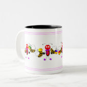 Ladyvogels Ladybugs en bijen Kute Mok Design (Voorkant links)