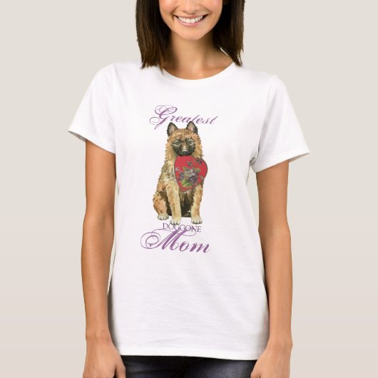 Laekenois Heart Mama T-shirt (Voorkant)