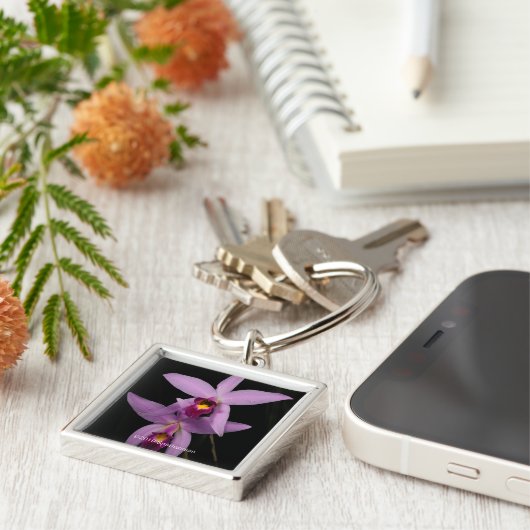 Laelia Anceps Sleutelhanger (Zijkant)