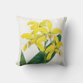 Laelia Xanthina  Geel Lindenia Orchid Kussen