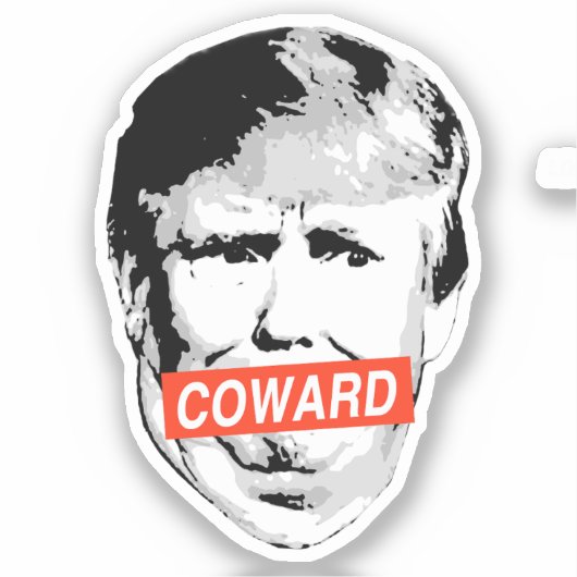 Lafaard Trump Sticker (Voorkant)