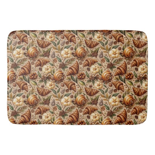 Lafaardige Croissants  Badmat (Voorkant)
