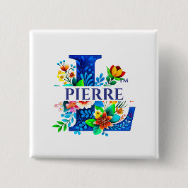 LAFALAISE PIERRE Knoop Vierkant Stijl Nr. 350813 Vierkante Button 5,1 Cm