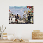 Lafayette en de Nationale Garde van Ken Riley Poster (Keuken)