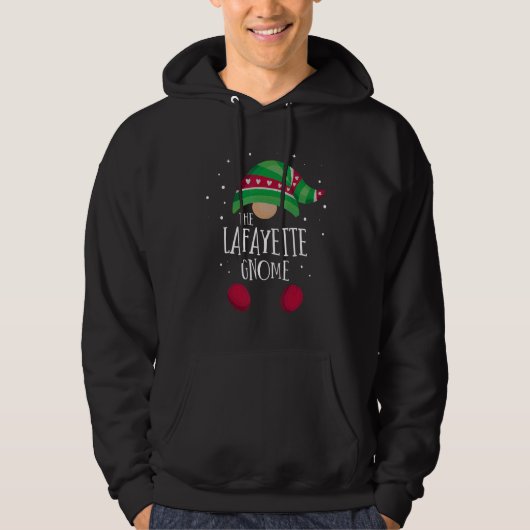 Lafayette Gnome Family Matching Christmas Pajamas Hoodie (Voorkant)
