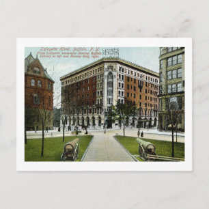 Lafayette Hotel, Buffalo, NY 1909 Briefkaart
