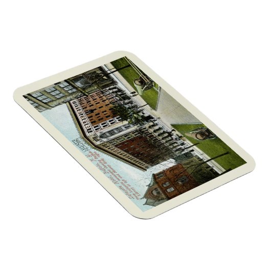 Lafayette Hotel, Buffalo, NY 1909  stijl Magneet (Rechterzijde)