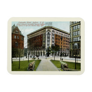Lafayette Hotel, Buffalo, NY 1909  stijl Magneet