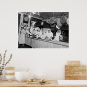 Lafayette Hotel Kitchen, begin jaren '00 Poster (Keuken)