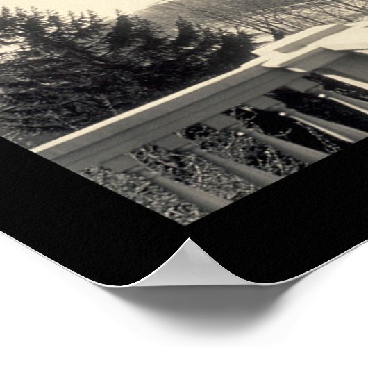 Lafayette IN Purdue Foto 1910 Poster (Hoek)