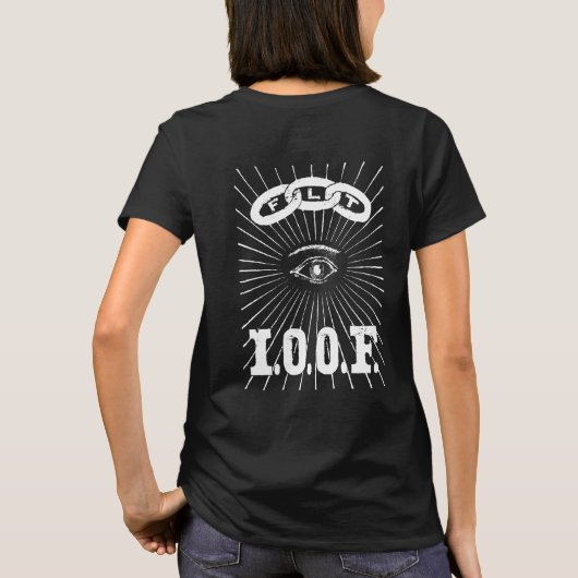 Lafayette Lodge - Dames Basic T Shirt (Achterkant)