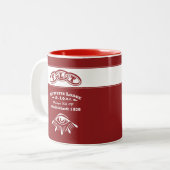 Lafayette Lodge Member Mug Tweekleurige Koffiemok (Voorkant links)