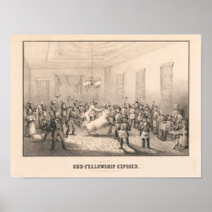 Lafayette Lodge - Odd Fellows Affiche Poster