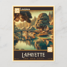 Lafayette, Louisiana |  Briefkaart