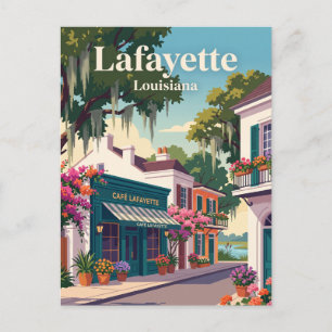 Lafayette, Louisiana Briefkaart