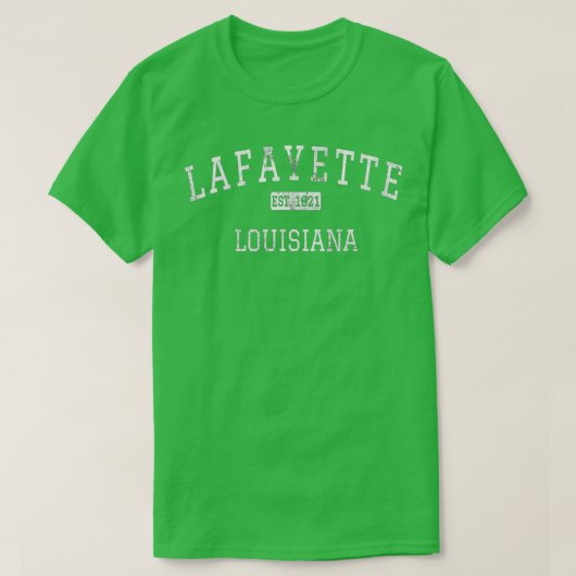 Lafayette Louisiana LA T-shirt (Design voorkant)