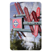 Lafayette, Louisiana Magnet Magneet (Verticaal)