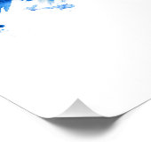 Lafayette Louisiana Skyline Blue Perfect Poster (Hoek)