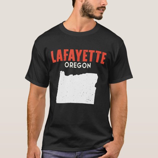 Lafayette Oregon USA T-shirt (Voorkant)