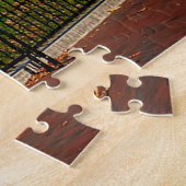 Lafayette Park Washington DC. Kerstgroeten Legpuzzel (Zijkant)