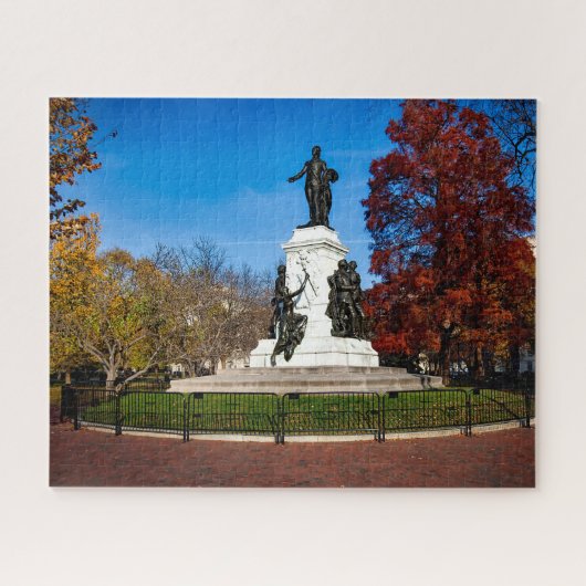 Lafayette Park Washington DC. Legpuzzel (Horizontaal)