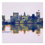 Lafayette Skyline Perfect Poster (Voorkant)