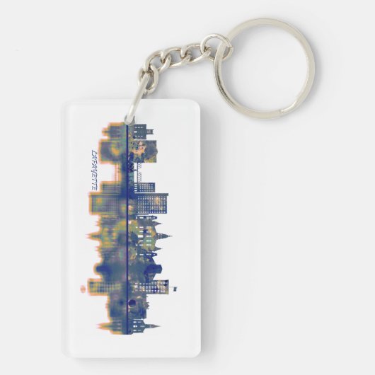 Lafayette Skyline Sleutelhanger (achterkant)