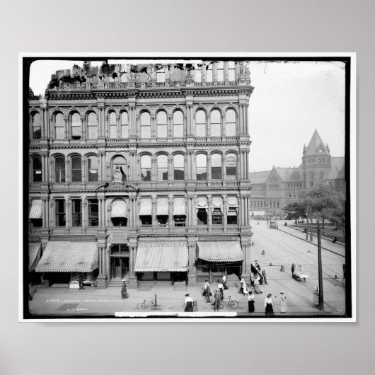 Lafayette Square, Buffalo, N.Y. c1904 Poster (Voorkant)