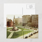 Lafayette Square Buffalo NY 1915  Briefkaart (Voorkant / Achterkant)
