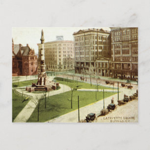 Lafayette Square Buffalo NY 1915  Briefkaart