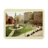 Lafayette Square Buffalo NY 1915  Briefkaart Magneet (Horizontaal)