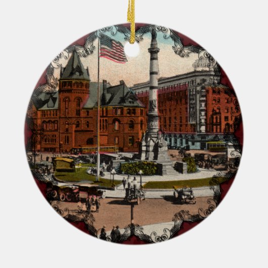 Lafayette Square  Buffalo Ornament (Achterkant)