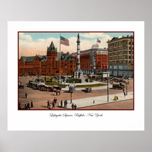 Lafayette Square Buffalo Poster (Voorkant)