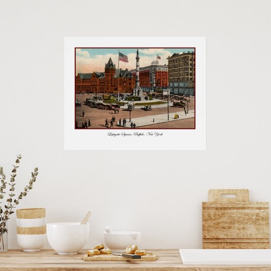 Lafayette Square  Buffalo Poster (Keuken)