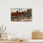 Lafayette Square  Buffalo Print (Keuken)