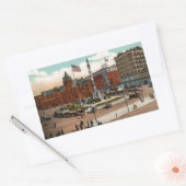 Lafayette Square  Buffalo Rechthoekige Sticker (Envelop)