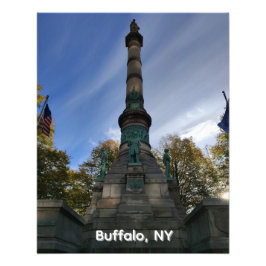 Lafayette Square Monument Foto Afdruk