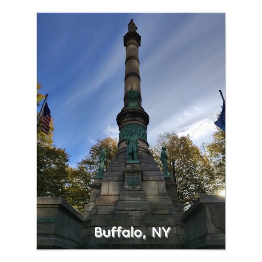 Lafayette Square Monument  Foto Afdruk (Voorkant)