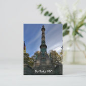 Lafayette Square Monument Postcard Briefkaart (Staand voorkant)