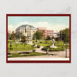 Lafayette Square, New Orleans 1907 Vintage Briefkaart