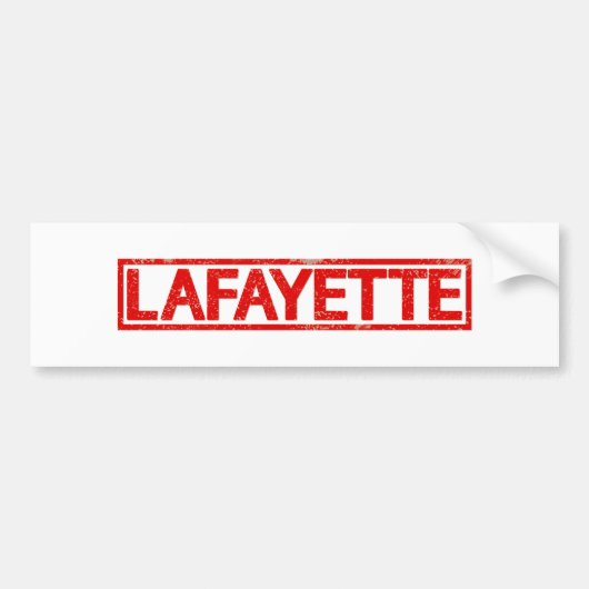 Lafayette Stamp Bumpersticker (Voorkant)