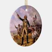 Lafayette's Baptisme of Fire van E. Percy Moran Keramisch Ornament (Rechts)