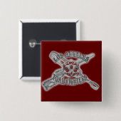 LAFF-titel: logo Vierkante Button 5,1 Cm (Voorkant /achterkant)