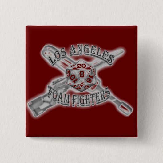 LAFF-titel: logo Vierkante Button 5,1 Cm (Voorkant)